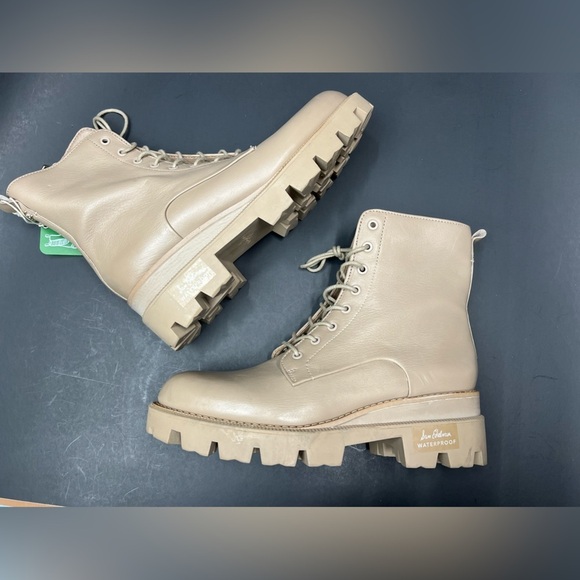 SAME EDELMAN Garret Ivory Leather boots, NEW - Picture 7 of 13